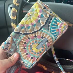 Vera Bradley Colorful Spiral Quilted Wallet